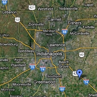 Serving Central Indiana map of central indiana
